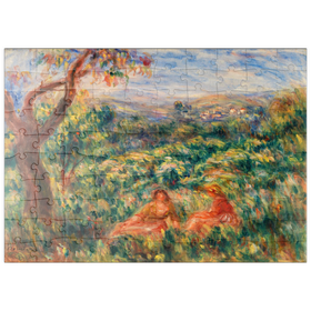 Darstellung des Puzzle Motivs Landscape (Paysage) (1916) by Pierre-Auguste Renoir - Puzzleteile: 100
