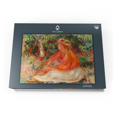 Seated Woman (Femme assise) (1910) by Pierre-Auguste Renoir 1000 Puzzle Schachtel Ansicht3