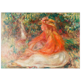 Darstellung des Puzzle-Motivs Seated Woman (Femme assise) (1910) by Pierre-Auguste Renoir – Puzzleteile: 200