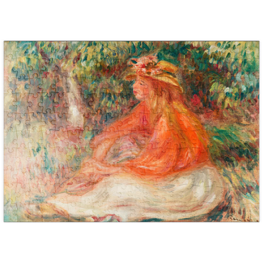 puzzleplate Seated Woman (Femme assise) (1910) by Pierre-Auguste Renoir 200 Puzzle