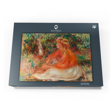 Seated Woman (Femme assise) (1910) by Pierre-Auguste Renoir 500 Puzzle Schachtel Ansicht3