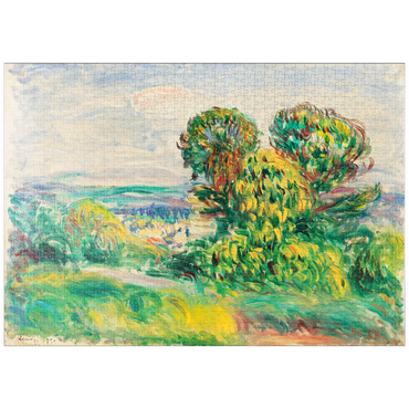 puzzleplate Landscape (1890) by Pierre-Auguste Renoir 1000 Puzzle