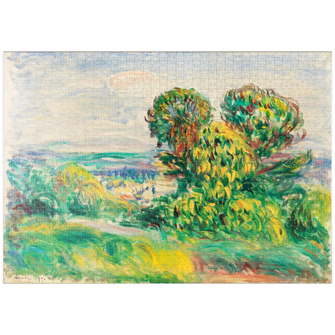 puzzleplate Landscape (1890) by Pierre-Auguste Renoir 1000 Puzzle
