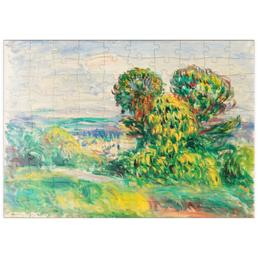 puzzleplate Landscape (1890) by Pierre-Auguste Renoir 100 Puzzle