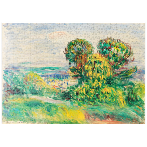 puzzleplate Landscape (1890) by Pierre-Auguste Renoir 500 Puzzle