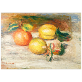 Darstellung des Puzzle-Motivs Lemons and Orange (Citrons et orange) (1913) by Pierre-Auguste Renoir – Puzzleteile: 1000