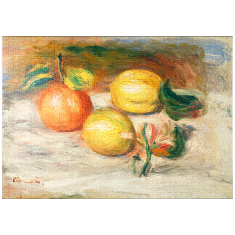 puzzleplate Lemons and Orange (Citrons et orange) (1913) by Pierre-Auguste Renoir 1000 Puzzle