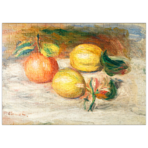puzzleplate Lemons and Orange (Citrons et orange) (1913) by Pierre-Auguste Renoir 200 Puzzle