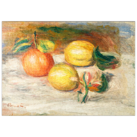 Darstellung des Puzzle Motivs Lemons and Orange (Citrons et orange) (1913) by Pierre-Auguste Renoir - Puzzleteile: 500