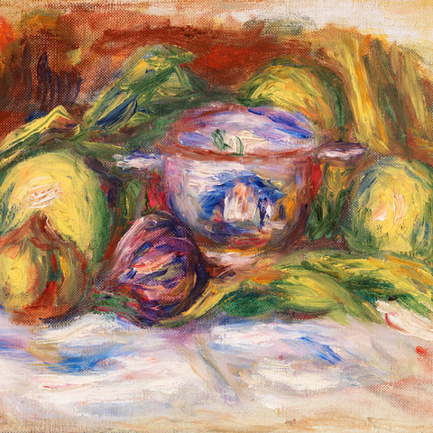 Bowl, Figs, and Apples (Écuelle, figues et pommes) (1916) by Pierre-Auguste Renoir 1000 Puzzle 3D Modell