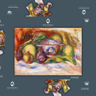 Bowl, Figs, and Apples (Écuelle, figues et pommes) (1916) by Pierre-Auguste Renoir 1000 Puzzle Schachtel 3D Modell