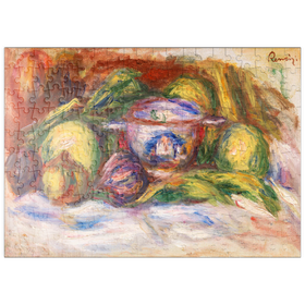 Darstellung des Puzzle-Motivs Bowl, Figs, and Apples (Écuelle, figues et pommes) (1916) by Pierre-Auguste Renoir – Puzzleteile: 200