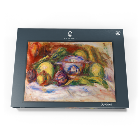 Bowl, Figs, and Apples (Écuelle, figues et pommes) (1916) by Pierre-Auguste Renoir 500 Puzzle Schachtel Ansicht3