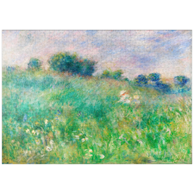 Darstellung des Puzzle-Motivs Meadow (La Prairie) (1880) by Pierre-Auguste Renoir – Puzzleteile: 1000