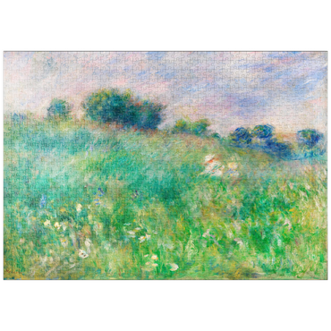 puzzleplate Meadow (La Prairie) (1880) by Pierre-Auguste Renoir 1000 Puzzle