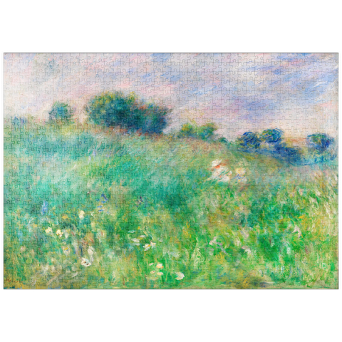 puzzleplate Meadow (La Prairie) (1880) by Pierre-Auguste Renoir 1000 Puzzle