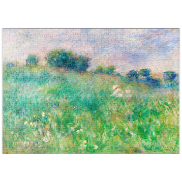 puzzleplate Meadow (La Prairie) (1880) by Pierre-Auguste Renoir 500 Puzzle