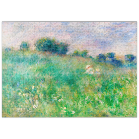 Darstellung des Puzzle Motivs Meadow (La Prairie) (1880) by Pierre-Auguste Renoir - Puzzleteile: 500