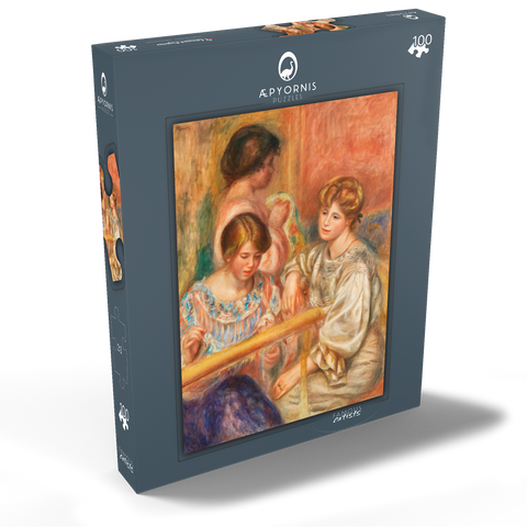 Embroiderers (Les Brodeuses) (1902) by Pierre-Auguste Renoir 100 Puzzle Schachtel Ansicht2