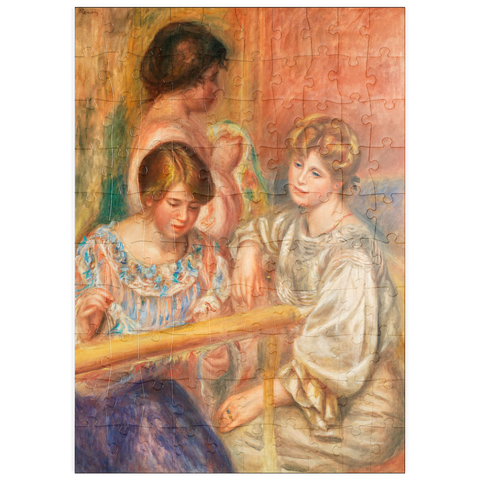 puzzleplate Embroiderers (Les Brodeuses) (1902) by Pierre-Auguste Renoir 100 Puzzle