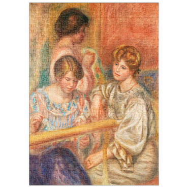 puzzleplate Embroiderers (Les Brodeuses) (1902) by Pierre-Auguste Renoir 500 Puzzle