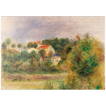 puzzleplate Houses in a Park (Maisons dans un parc) (1911) by Pierre-Auguste Renoir 1000 Puzzle