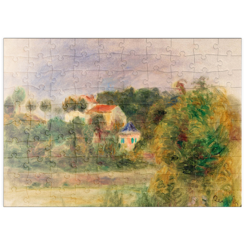 puzzleplate Houses in a Park (Maisons dans un parc) (1911) by Pierre-Auguste Renoir 100 Puzzle