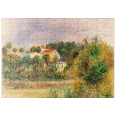 puzzleplate Houses in a Park (Maisons dans un parc) (1911) by Pierre-Auguste Renoir 500 Puzzle