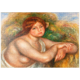 Darstellung des Puzzle-Motivs Nude Study, Bust of a Woman (1910) by Pierre-Auguste Renoir – Puzzleteile: 1000