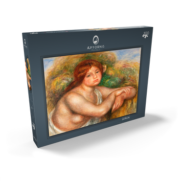 Nude Study, Bust of a Woman (Étude de nu, buste de femme) (1910) by Pierre-Auguste Renoir 100 Puzzle Schachtel Ansicht2