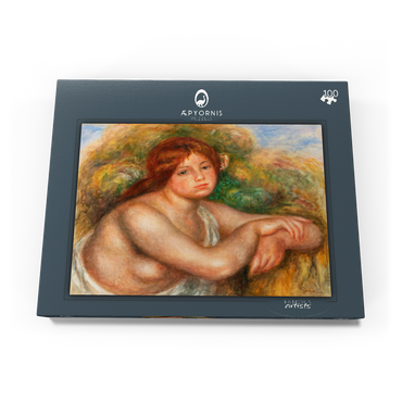 Nude Study, Bust of a Woman (Étude de nu, buste de femme) (1910) by Pierre-Auguste Renoir 100 Puzzle Schachtel Ansicht3