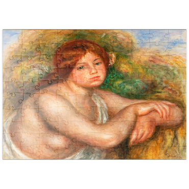 puzzleplate Nude Study, Bust of a Woman (Étude de nu, buste de femme) (1910) by Pierre-Auguste Renoir 100 Puzzle