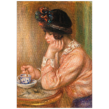 puzzleplate Cup of Chocolate (La Tasse de chocolat) (1914) by Pierre-Auguste Renoir 1000 Puzzle