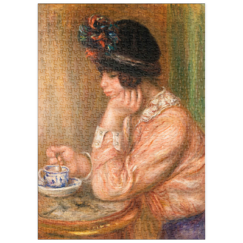 puzzleplate Cup of Chocolate (La Tasse de chocolat) (1914) by Pierre-Auguste Renoir 500 Puzzle