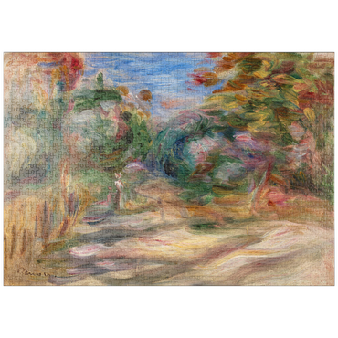 puzzleplate Landscape (Paysage) (1911) by Pierre-Auguste Renoir 1000 Puzzle