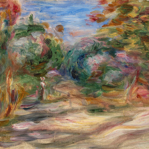 Landscape (Paysage) (1911) by Pierre-Auguste Renoir 100 Puzzle 3D Modell