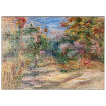 puzzleplate Landscape (Paysage) (1911) by Pierre-Auguste Renoir 500 Puzzle