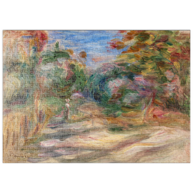 Darstellung des Puzzle Motivs Landscape (Paysage) (1911) by Pierre-Auguste Renoir - Puzzleteile: 500