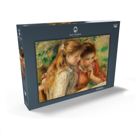 Reading (La Lecture) (1891) by Pierre-Auguste Renoir 1000 Puzzle Schachtel Ansicht2