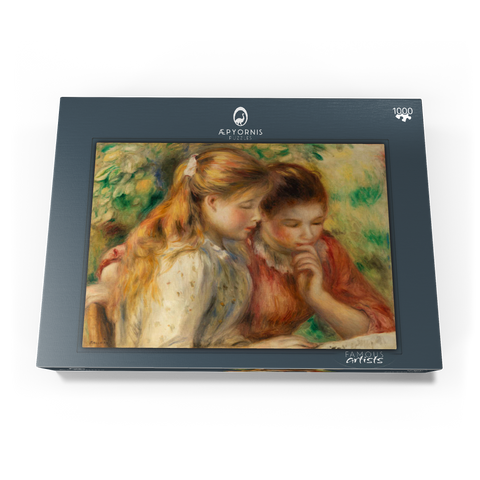 Reading (La Lecture) (1891) by Pierre-Auguste Renoir 1000 Puzzle Schachtel Ansicht3