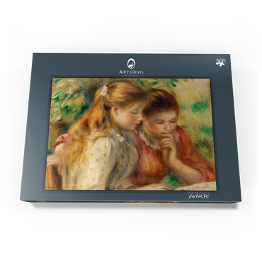 Reading (La Lecture) (1891) by Pierre-Auguste Renoir 500 Puzzle Schachtel Ansicht3