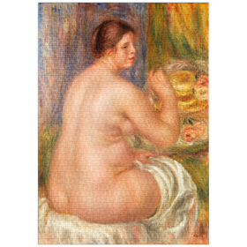 Darstellung des Puzzle-Motivs Nude from the Back (1917) by Pierre-Auguste Renoir – Puzzleteile: 1000
