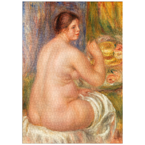 puzzleplate Nude from the Back (Nu de dos) (1917) by Pierre-Auguste Renoir 1000 Puzzle
