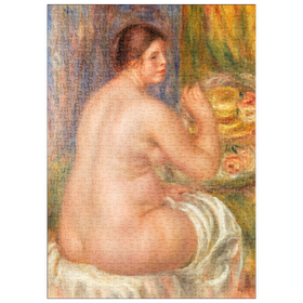 Darstellung des Puzzle Motivs Nude from the Back (1917) by Pierre-Auguste Renoir - Puzzleteile: 500