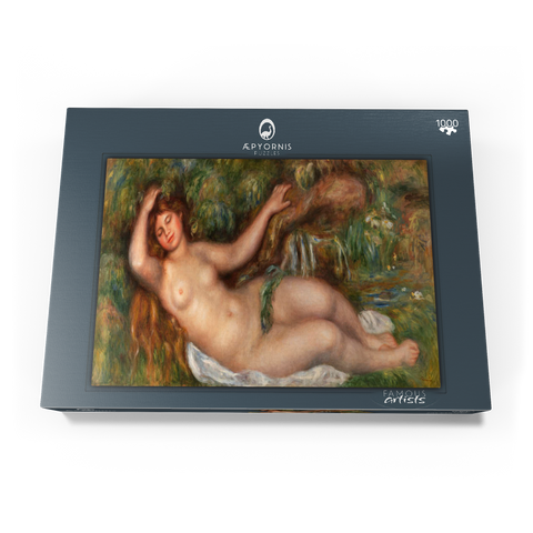 Reclining Nude (Femme nue couchée) (1910) by Pierre-Auguste Renoir 1000 Puzzle Schachtel Ansicht3
