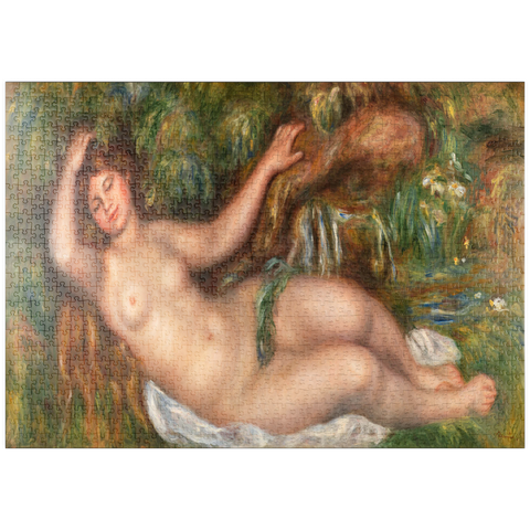 puzzleplate Reclining Nude (Femme nue couchée) (1910) by Pierre-Auguste Renoir 1000 Puzzle