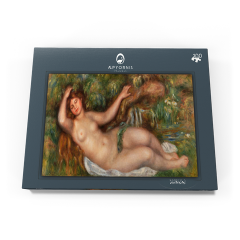 Reclining Nude (Femme nue couchée) (1910) by Pierre-Auguste Renoir 100 Puzzle Schachtel Ansicht3