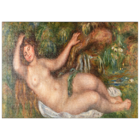 Darstellung des Puzzle Motivs Reclining Nude (1910) by Pierre-Auguste Renoir - Puzzleteile: 500