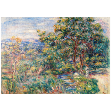 puzzleplate Le Béal (1912) by Pierre-Auguste Renoir 1000 Puzzle