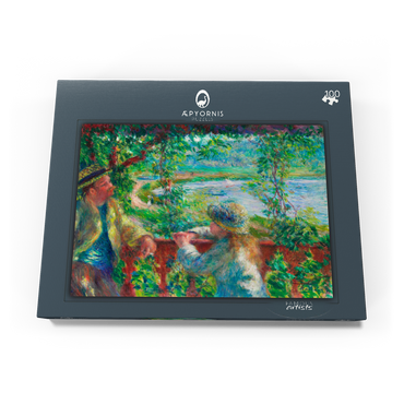Near the Lake (1879–1890) by Pierre-Auguste Renoir 100 Puzzle Schachtel Ansicht3
